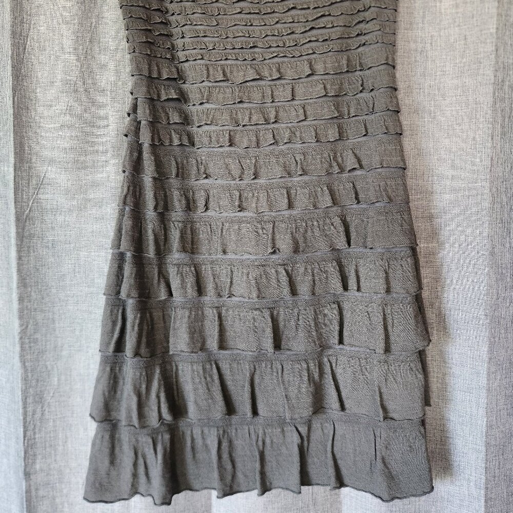 Express ruffle mini dress